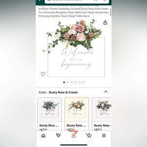 Lings moments sign flowers.